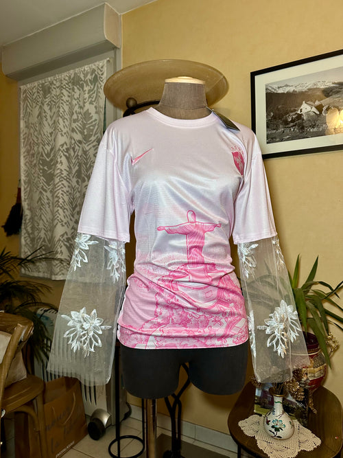 Maillot de foot brésil upcyclé