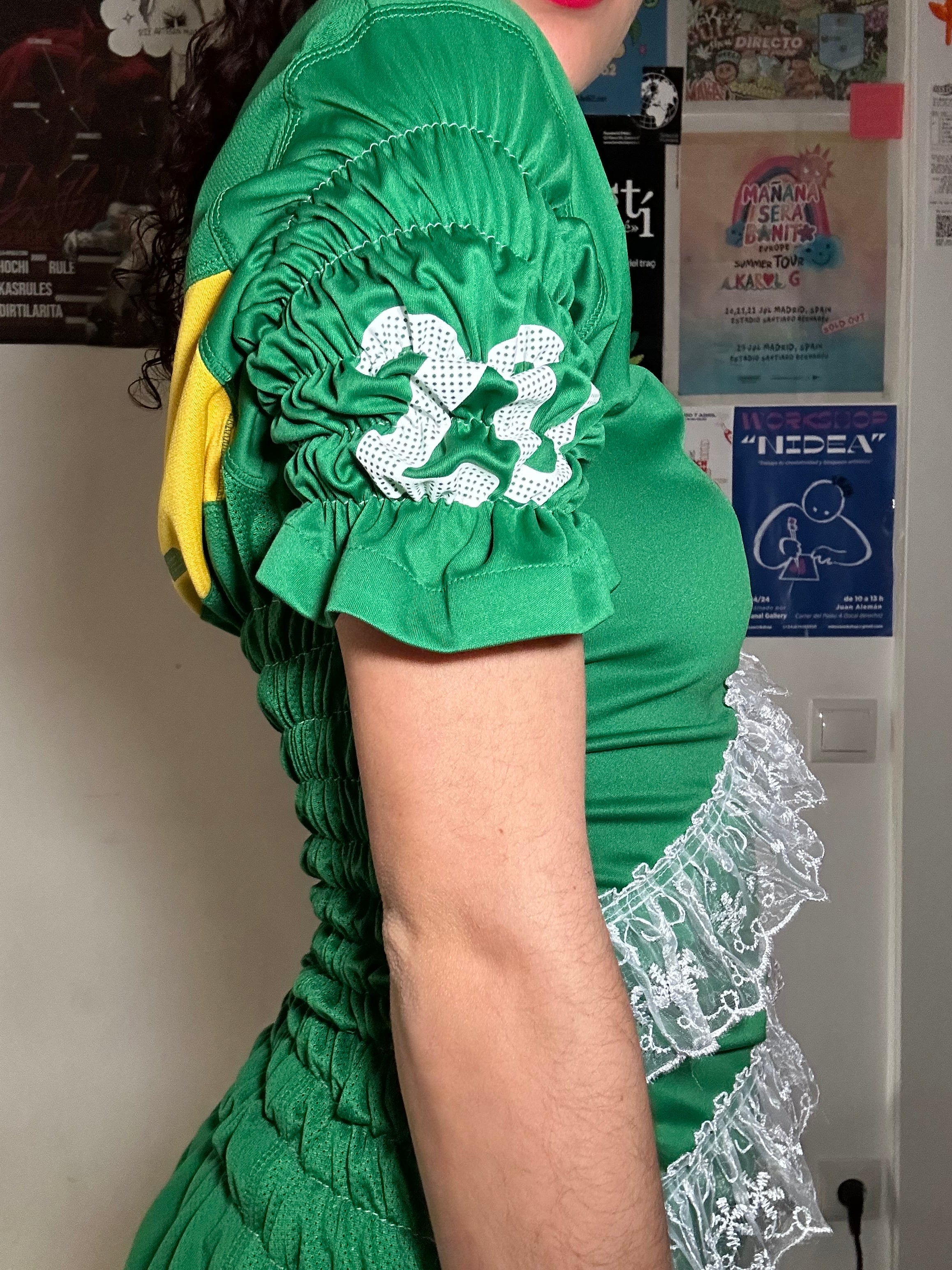 Maillot de foot brésil upcyclé